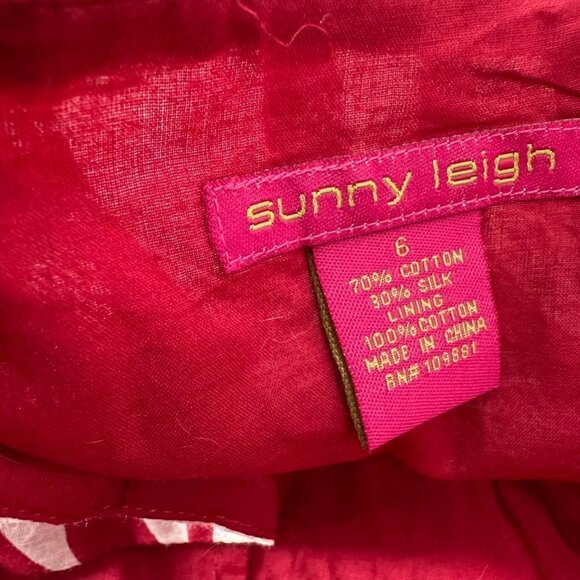 NWT Sunny Leigh Gypsy Rose Leigh A-Line Skirt Silk Blend Size 6 - Picture 9 of 9